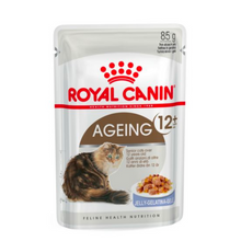 Load image into Gallery viewer, Royal Canin Ageing 12+ Senior In Jelly Wet Cat Food For Cats 12 x 85g