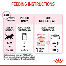 Load image into Gallery viewer, Royal Canin Wet Cat Food Kitten Instinctive Pouch In Gravy 12 x 85g