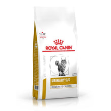 Load image into Gallery viewer, Royal Canin Cat Food Veterinary Health Urinary S/O Moderate Calorie Wet & Dry