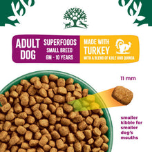 Load image into Gallery viewer, James Wellbeloved Turkey Kale & Quinoa Small Breed Dog Superfood 1.5kg