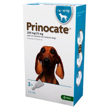 Load image into Gallery viewer, Prinocate (Imidaclopid/Moxidectin) Spot-on Solution for Cats and Dogs 3 Pipettes