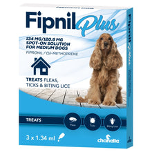 Load image into Gallery viewer, Fipnil Plus Spot on Solution For Cats & Dogs