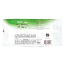 Load image into Gallery viewer, TropiClean Residue Free Mild Coconut Ear Cleaning Wipes For Pets 50s