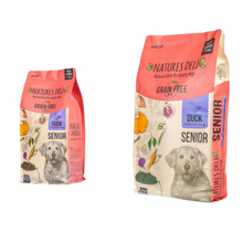Load image into Gallery viewer, Natures Deli Senior Grain Free Dried Dog Food Duck and Sweet Potato