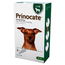 Load image into Gallery viewer, Prinocate (Imidaclopid/Moxidectin) Spot-on Solution for Cats and Dogs 3 Pipettes
