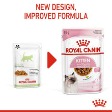 Load image into Gallery viewer, Royal Canin Wet Cat Food Kitten Instinctive Pouch In Gravy 12 x 85g