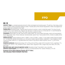 Load image into Gallery viewer, Dechra Specific FPD Dry Kitten Food