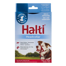 Load image into Gallery viewer, Company Of Animals Halti Dog Headcollar Red