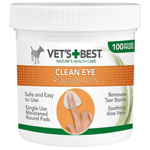 Load image into Gallery viewer, Vet's Best Eye Cleaning Pads for Dogs - Pack of 100