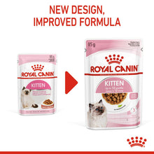 Load image into Gallery viewer, Royal Canin Wet Cat Food Kitten Instinctive Pouch In Gravy 12 x 85g