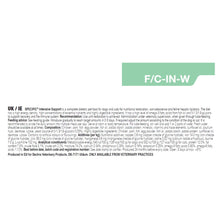 Load image into Gallery viewer, Dechra SPECIFIC F/C-IN-W Intensive Support Wet Food For Cats & Dogs 7 x 95g