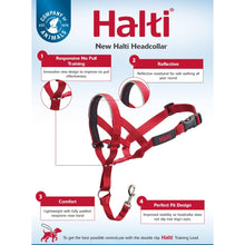 Load image into Gallery viewer, Company Of Animals Halti Dog Headcollar Red