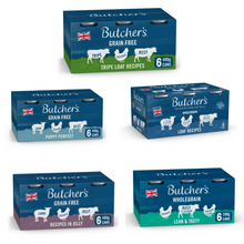 Load image into Gallery viewer, Butcher's Can Recipes Wet Dog Food 6x400g- Various Types
