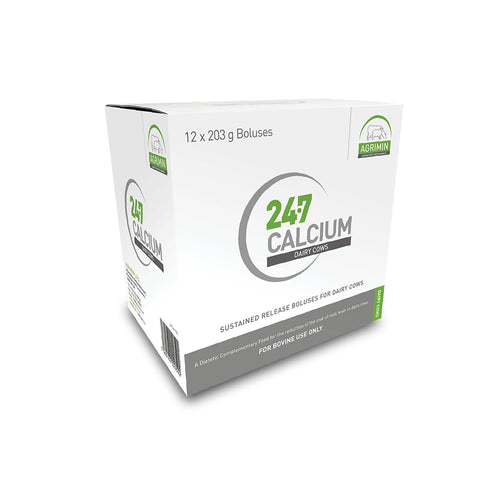 Agrimin 24-7 Calcium Bolus For Dairy Cows - 12 Pack
