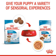 Load image into Gallery viewer, Royal Canin Nutritional Wet Dog Food For Medium Puppy 10x140g