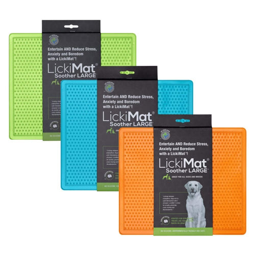 Lickimat Soother XL Interactive Dog Treat Feeding Mat (All Colours)
