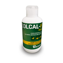 Load image into Gallery viewer, Zolcal-F Feed Liquid Calcium & Vitamin D3 Supplement for Birds, Reptiles & Rabbits - All Sizes