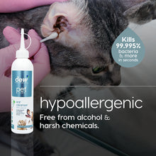 Load image into Gallery viewer, Dew Pet Care Anti-Microbial Ear Cleanser for Dogs, Cats & Animals - All Sizes