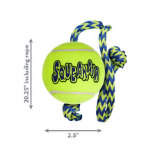 Load image into Gallery viewer, KONG Squeakair Ball With Rope Medium