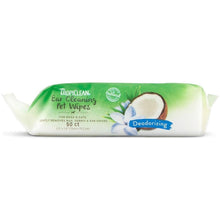 Load image into Gallery viewer, TropiClean Residue Free Mild Coconut Ear Cleaning Wipes For Pets 50s