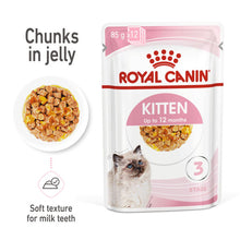 Load image into Gallery viewer, Royal Canin Kitten In Jelly Wet Food For Kitten's 12 x 85g