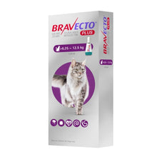 Load image into Gallery viewer, Bravecto Plus Spot-On Flea Treatment For Cats