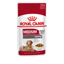 Load image into Gallery viewer, Royal Canin Wet Dog Food For Medium Ageing Senior 10+ Dogs 10x140g