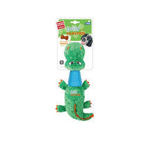 Load image into Gallery viewer, GiGwi Dragon OR Crocodile Plush Dog Toy with TPR Neck