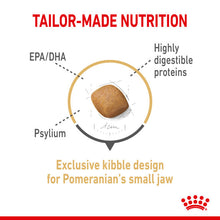 Load image into Gallery viewer, Royal Canin Dry Dog Food Specifically For Adult Pomeranian - All Sizes