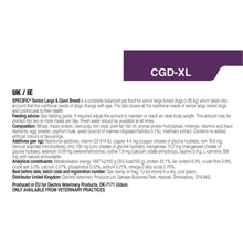 Load image into Gallery viewer, Dechra Specific CGD-XL Senior Large & Giant Breed Dry Dog Food