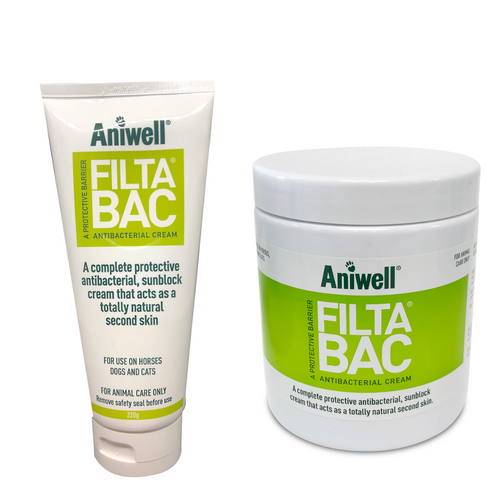 Aniwell Filtabac Antibacterial And Sunburn Cream- Various Sizes 