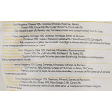 Load image into Gallery viewer, Pet Bakery Dog Treats Cheeky Cheese Paws Biscuits 190g