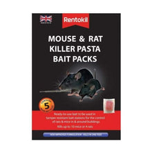 Load image into Gallery viewer, Rentokil Mouse & Rat Killer Pasta Bait Pack Sachets