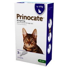 Load image into Gallery viewer, Prinocate (Imidaclopid/Moxidectin) Spot-on Solution for Cats and Dogs 3 Pipettes