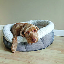 Load image into Gallery viewer, Rosewood Deep Tweed Teddy Bear Round Dog Bed