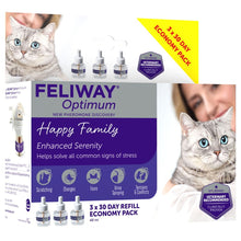 Load image into Gallery viewer, Feliway Optimum Diffuser & Refill Packs For Cats 48ml