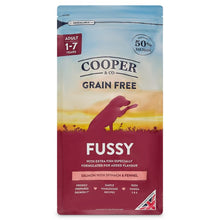 Load image into Gallery viewer, Cooper & Co Fussy Dried Adult Dog Food Salmon with Spinach and Fennel