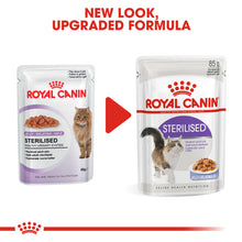 Load image into Gallery viewer, Royal Canin Sterilised Adult In Jelly Wet Cat Food For Cats 12 x 85g