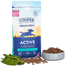 Load image into Gallery viewer, Cooper & Co High Energy Active Dried Adult Working Dog Food Duck with Pheasant and Spinach