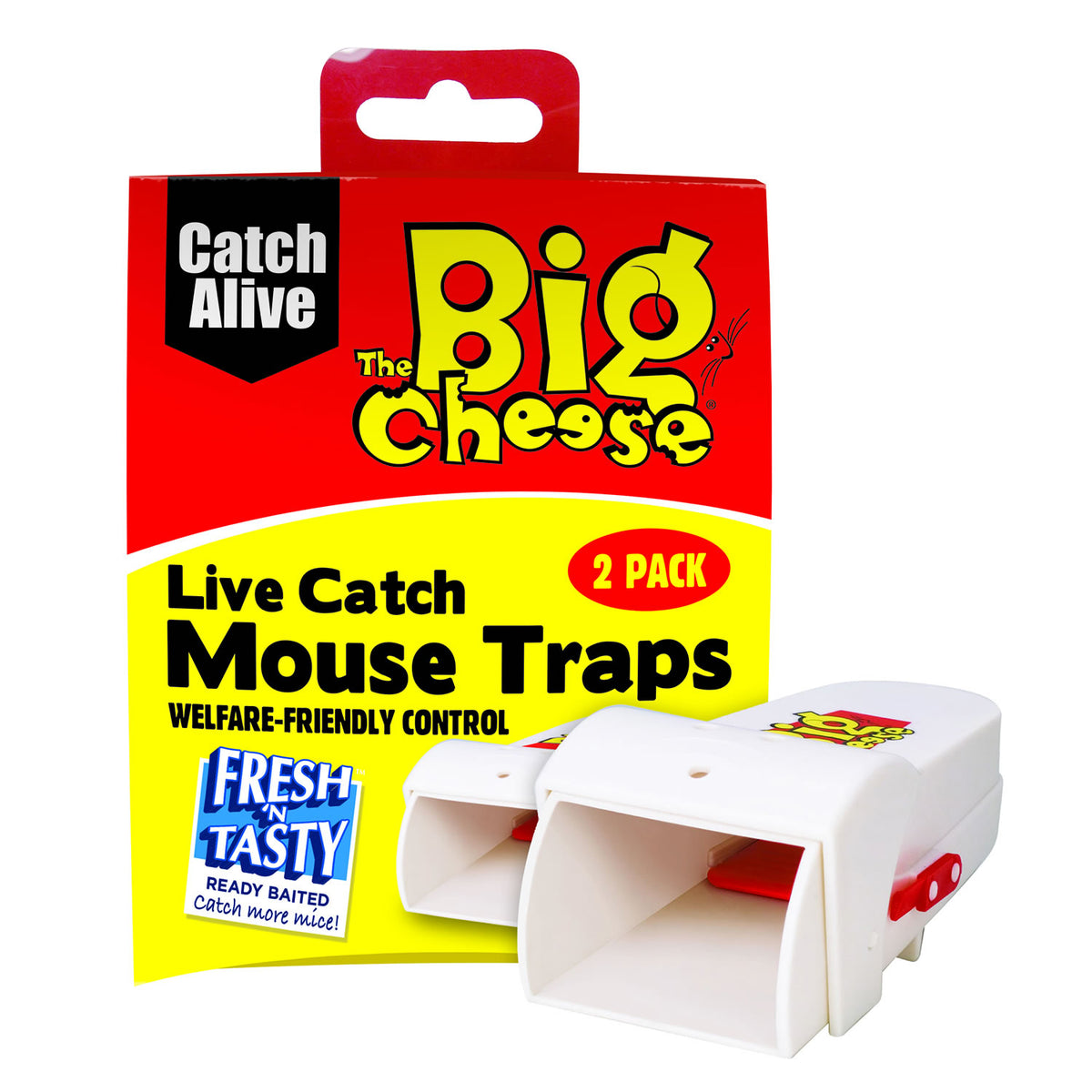 Rentokil - Live Capture Mouse Traps (Twin Pack)