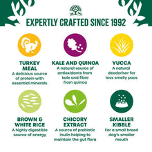 Load image into Gallery viewer, James Wellbeloved Turkey Kale & Quinoa Small Breed Dog Superfood 1.5kg