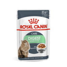 Load image into Gallery viewer, Royal Canin Wet Cat Food Digestive Care In Gravy Pouch 48 x 85 g