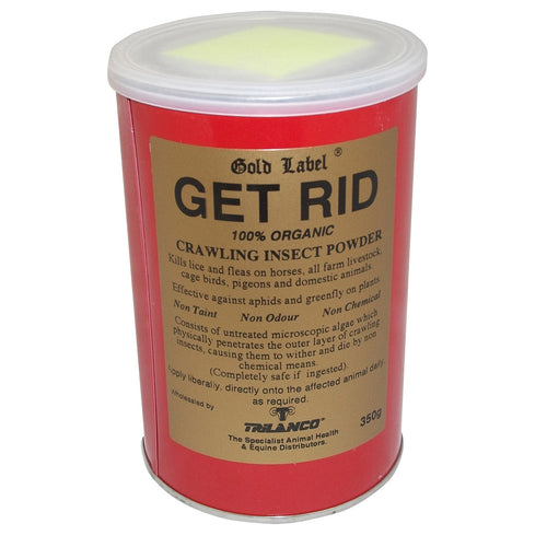 Gold Label Get Rid Lice & Flea Powder For Horses 350g