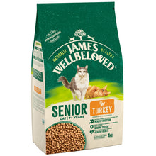 Load image into Gallery viewer, James Wellbeloved Senior Cat Food Turkey & Rice