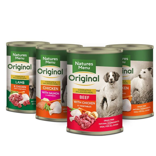 Natures Menu Original Wet Dog Food Cans 12 x 400g