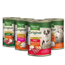 Load image into Gallery viewer, Natures Menu Original Wet Dog Food Cans 12 x 400g
