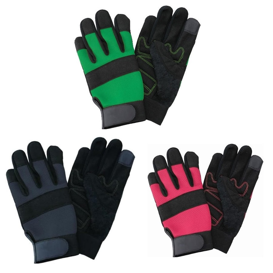Kent Stowe Flex Protect Gloves Pink/Grey/Green Medium/Large
