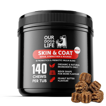 Load image into Gallery viewer, Our Dogs Life Skin &amp; Coat 140 Chews
