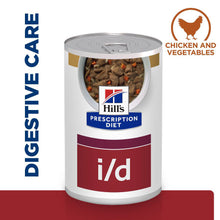 Load image into Gallery viewer, Hill&#39;s Prescription Diet i/d Digestive Care Wet Dog Food With Chicken 12x354g Can
