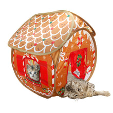 Load image into Gallery viewer, KONG Holiday Play Spaces Bungalow Gingerbread
